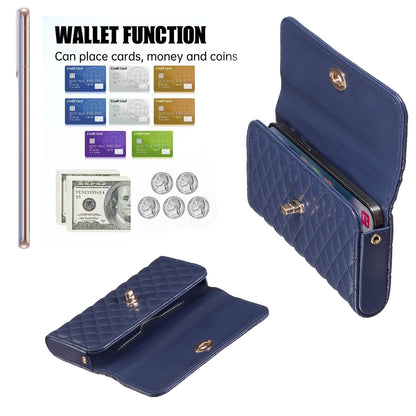 BFB02 Horizontal Style Pattern Imprinted PU Leather Wallet Phone Bag Card Coin Purse Cell Phone Shoulder Pouch with Strap