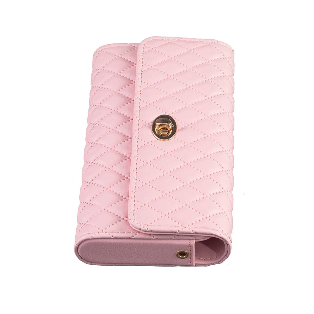 BFB02 Horizontal Style Pattern Imprinted PU Leather Wallet Phone Bag Card Coin Purse Cell Phone Shoulder Pouch with Strap