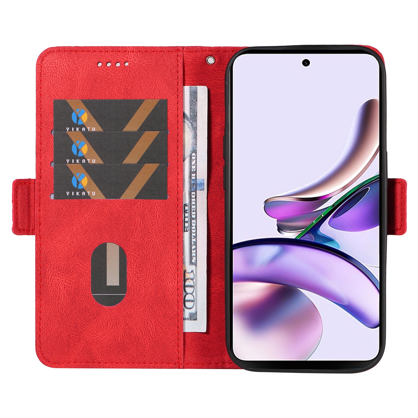 For Motorola Moto G13 4G / G23 4G / G53 5G Wallet Leather Phone Cover Stand Rhombus Imprinted Phone Case