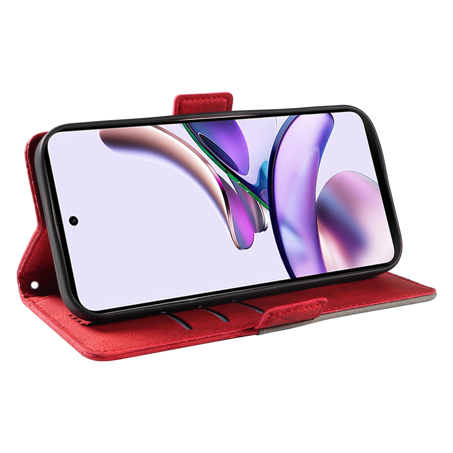 For Motorola Moto G13 4G / G23 4G / G53 5G Wallet Leather Phone Cover Stand Rhombus Imprinted Phone Case