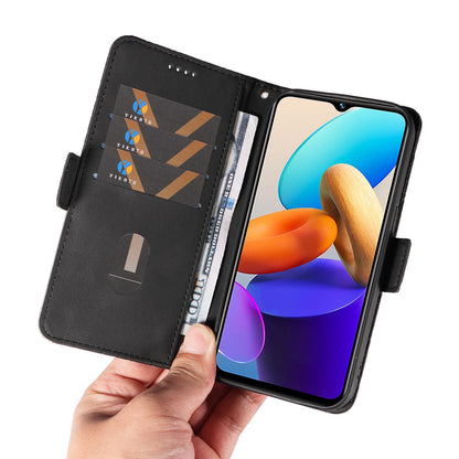 For vivo Y35 4G (2022) / Y22s 4G / Y22 4G Leather Case Stand Rhombus Imprinted Phone Wallet Cover