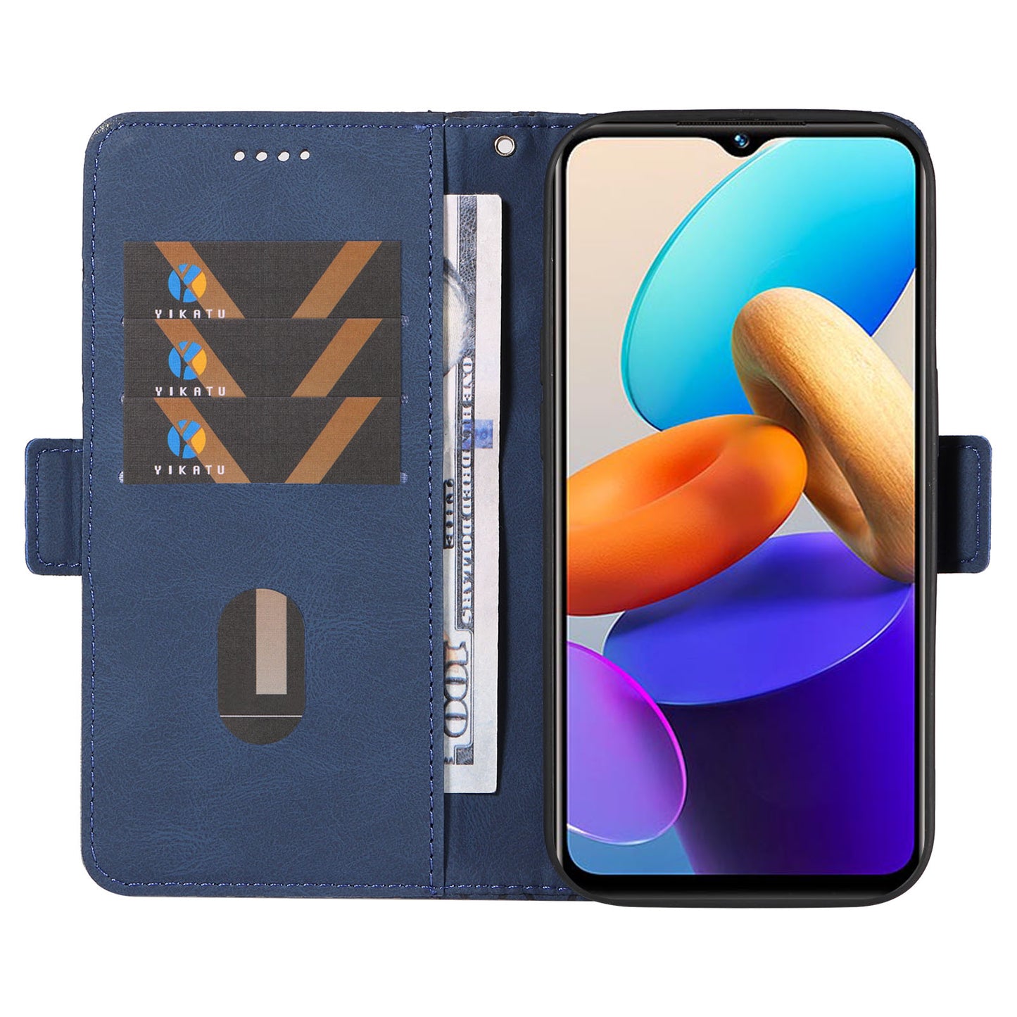 For vivo Y35 4G (2022) / Y22s 4G / Y22 4G Leather Case Stand Rhombus Imprinted Phone Wallet Cover