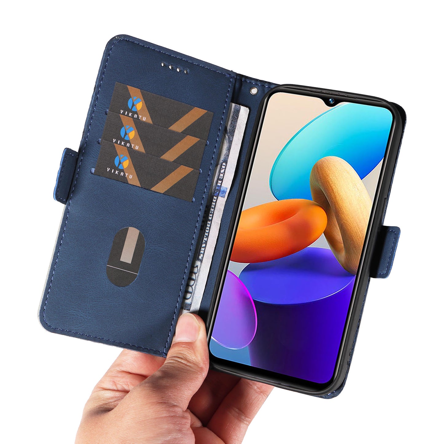 For vivo Y35 4G (2022) / Y22s 4G / Y22 4G Leather Case Stand Rhombus Imprinted Phone Wallet Cover