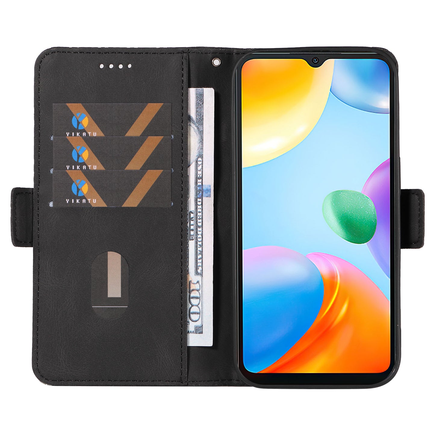 For Xiaomi Redmi 10C 4G PU Leather Case Rhombus Imprinted Phone Cover with Stand Wallet