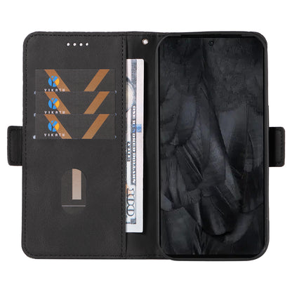 For Google Pixel 8 Pro Rhombus Imprinted Phone Case Stand Wallet Leather Phone Cover