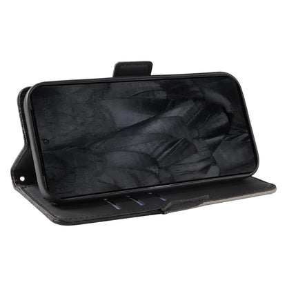 For Google Pixel 8 Pro Rhombus Imprinted Phone Case Stand Wallet Leather Phone Cover