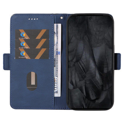 For Google Pixel 8 Pro Rhombus Imprinted Phone Case Stand Wallet Leather Phone Cover