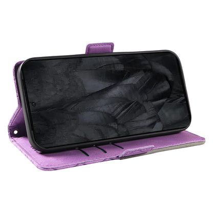 For Google Pixel 8 Pro Rhombus Imprinted Phone Case Stand Wallet Leather Phone Cover