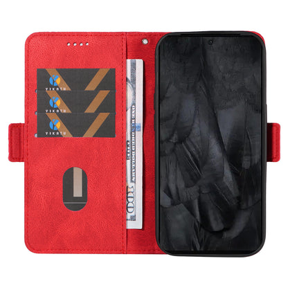 For Google Pixel 8 Pro Rhombus Imprinted Phone Case Stand Wallet Leather Phone Cover