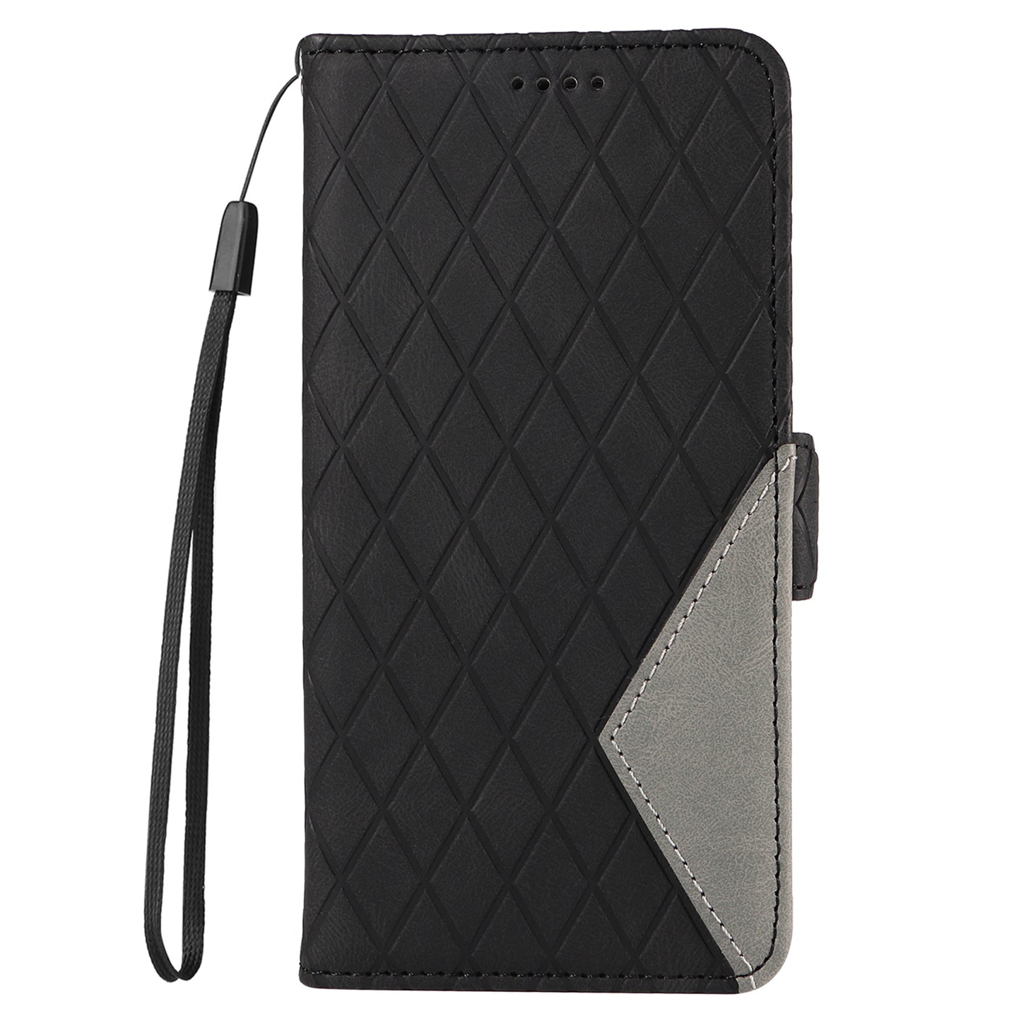 For Samsung Galaxy A22 4G (EU Version) / M32 (India Version) / M32 (Global Version) 4G / F22 / M22 Wallet Stand Leather Case Rhombus Imprinted Phone Cover
