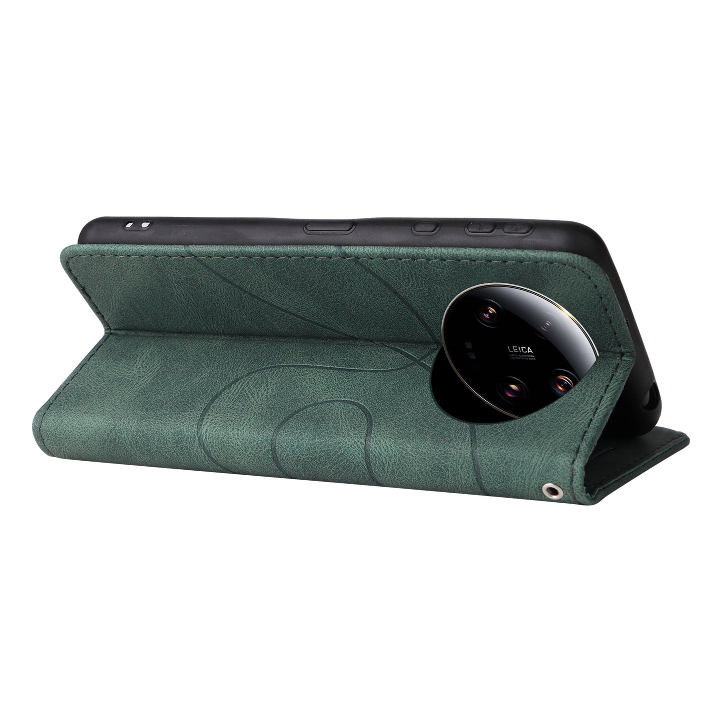 KT Leather Series-1 For Xiaomi 13 Ultra Dual-color Splicing Phone Case Leather Wallet Stand Cover