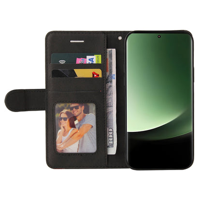 KT Leather Series-1 For Xiaomi 13 Ultra Dual-color Splicing Phone Case Leather Wallet Stand Cover