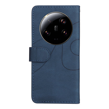 KT Leather Series-1 For Xiaomi 13 Ultra Dual-color Splicing Phone Case Leather Wallet Stand Cover