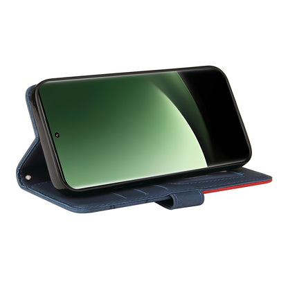 KT Leather Series-1 For Xiaomi 13 Ultra Dual-color Splicing Phone Case Leather Wallet Stand Cover