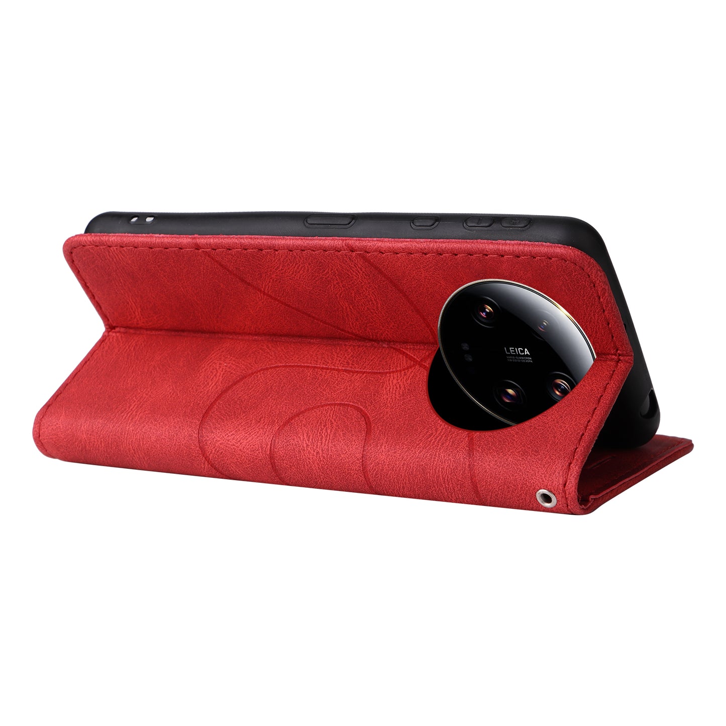 KT Leather Series-1 For Xiaomi 13 Ultra Dual-color Splicing Phone Case Leather Wallet Stand Cover