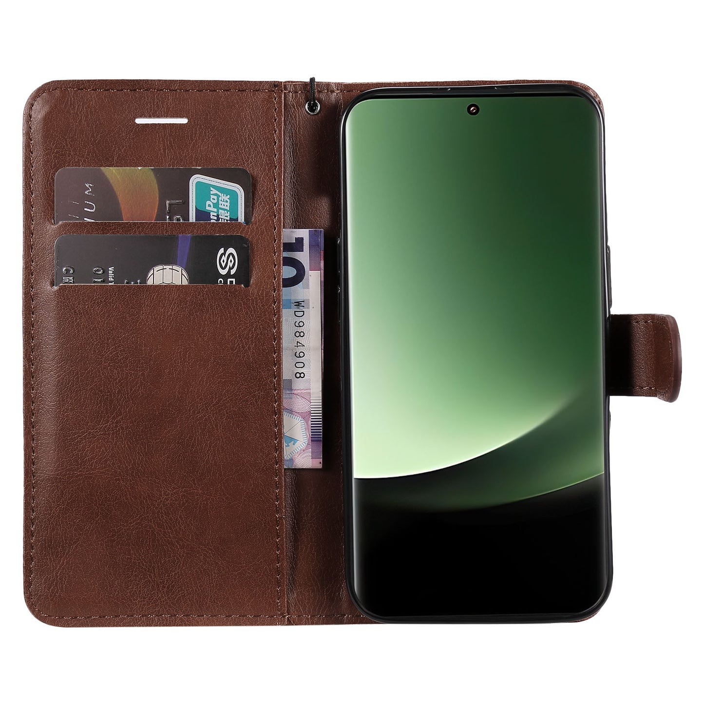 KT Leather Series-2 For Xiaomi 13 Ultra Solid Color Stand Cover PU Leather Wallet Phone Case