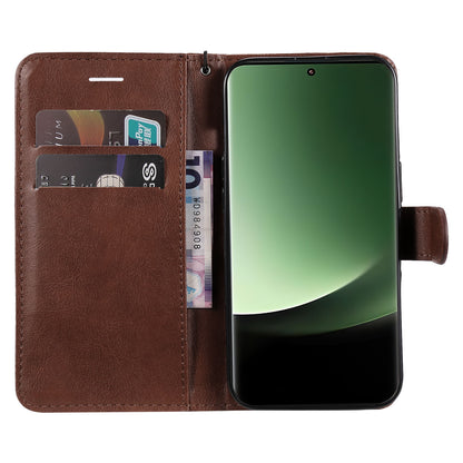 KT Leather Series-2 For Xiaomi 13 Ultra Solid Color Stand Cover PU Leather Wallet Phone Case