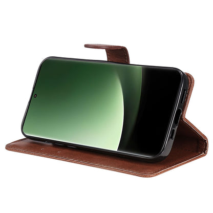 KT Leather Series-2 For Xiaomi 13 Ultra Solid Color Stand Cover PU Leather Wallet Phone Case