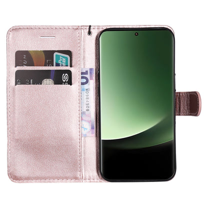 KT Leather Series-2 For Xiaomi 13 Ultra Solid Color Stand Cover PU Leather Wallet Phone Case