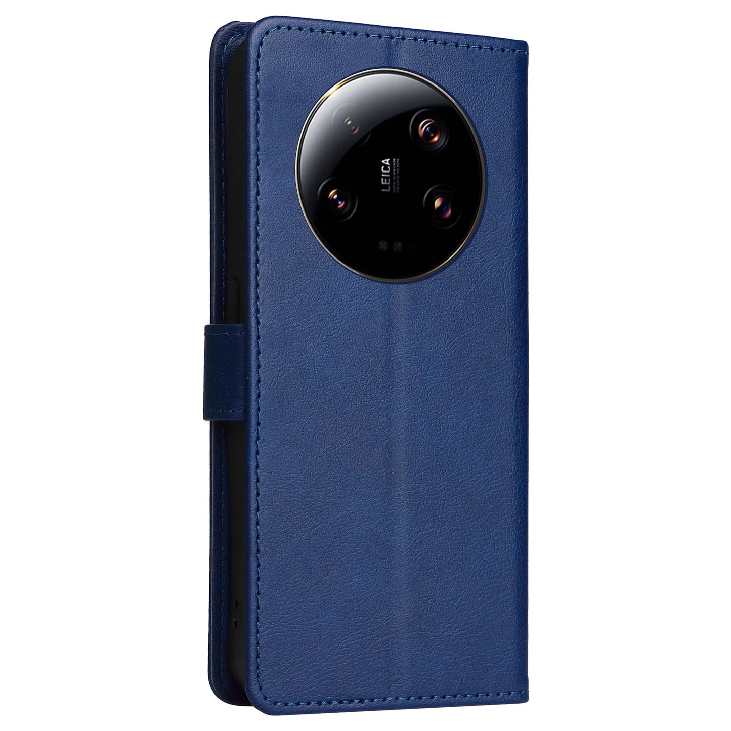 KT Leather Series-2 For Xiaomi 13 Ultra Solid Color Stand Cover PU Leather Wallet Phone Case