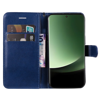 KT Leather Series-2 For Xiaomi 13 Ultra Solid Color Stand Cover PU Leather Wallet Phone Case