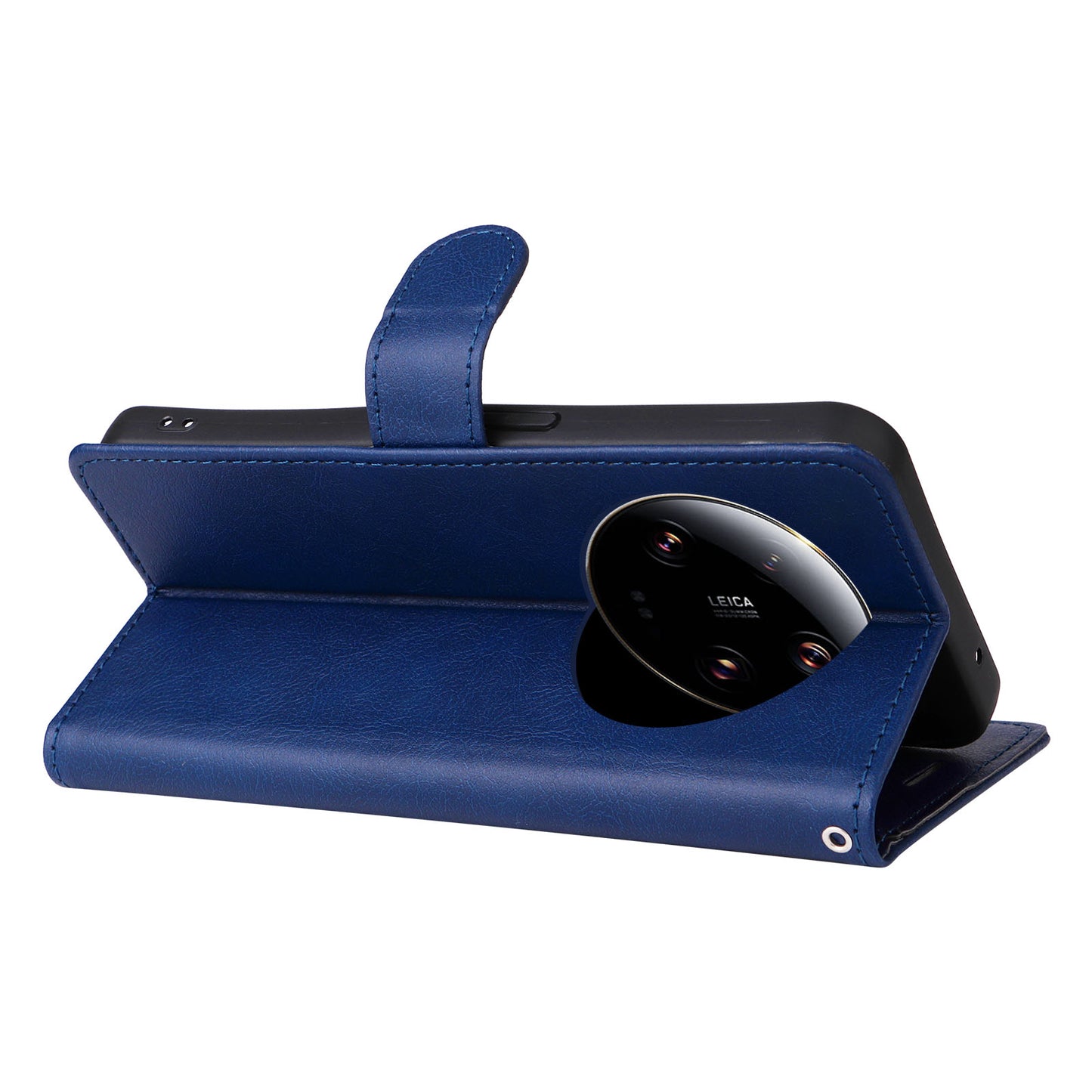 KT Leather Series-2 For Xiaomi 13 Ultra Solid Color Stand Cover PU Leather Wallet Phone Case