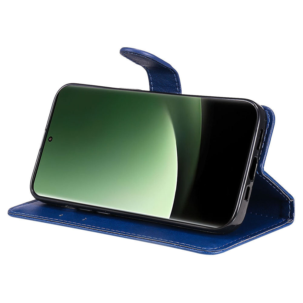 KT Leather Series-2 For Xiaomi 13 Ultra Solid Color Stand Cover PU Leather Wallet Phone Case