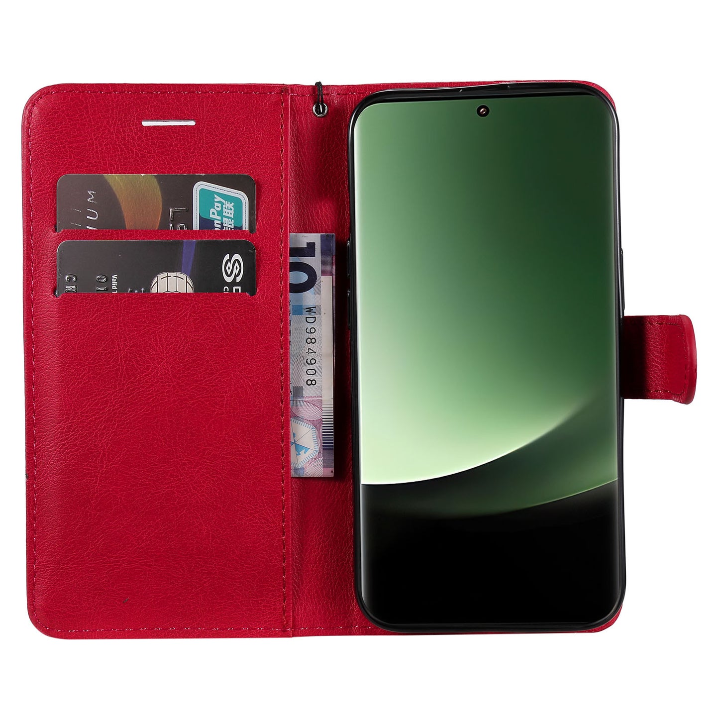 KT Leather Series-2 For Xiaomi 13 Ultra Solid Color Stand Cover PU Leather Wallet Phone Case