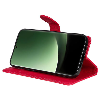 KT Leather Series-2 For Xiaomi 13 Ultra Solid Color Stand Cover PU Leather Wallet Phone Case