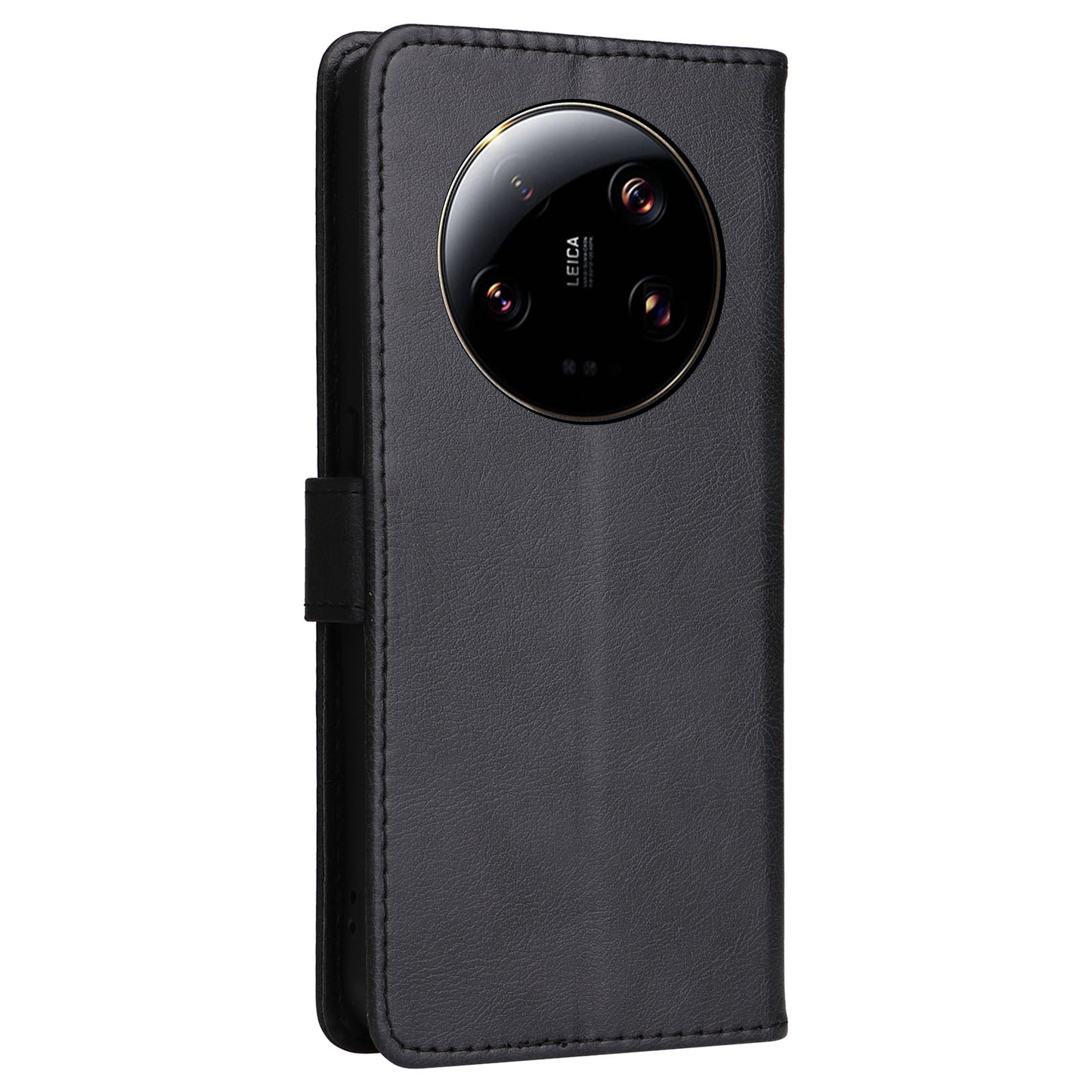KT Leather Series-2 For Xiaomi 13 Ultra Solid Color Stand Cover PU Leather Wallet Phone Case
