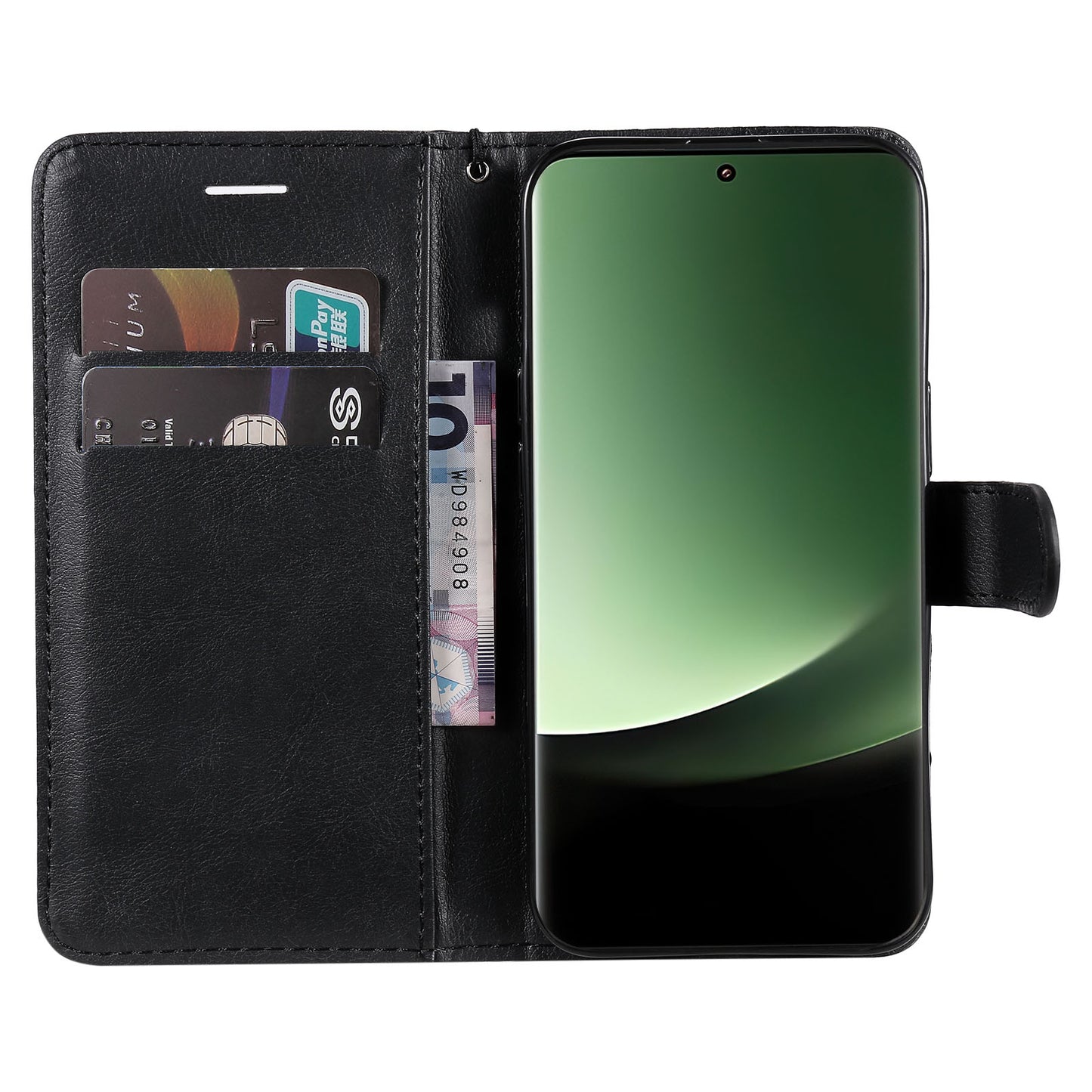 KT Leather Series-2 For Xiaomi 13 Ultra Solid Color Stand Cover PU Leather Wallet Phone Case