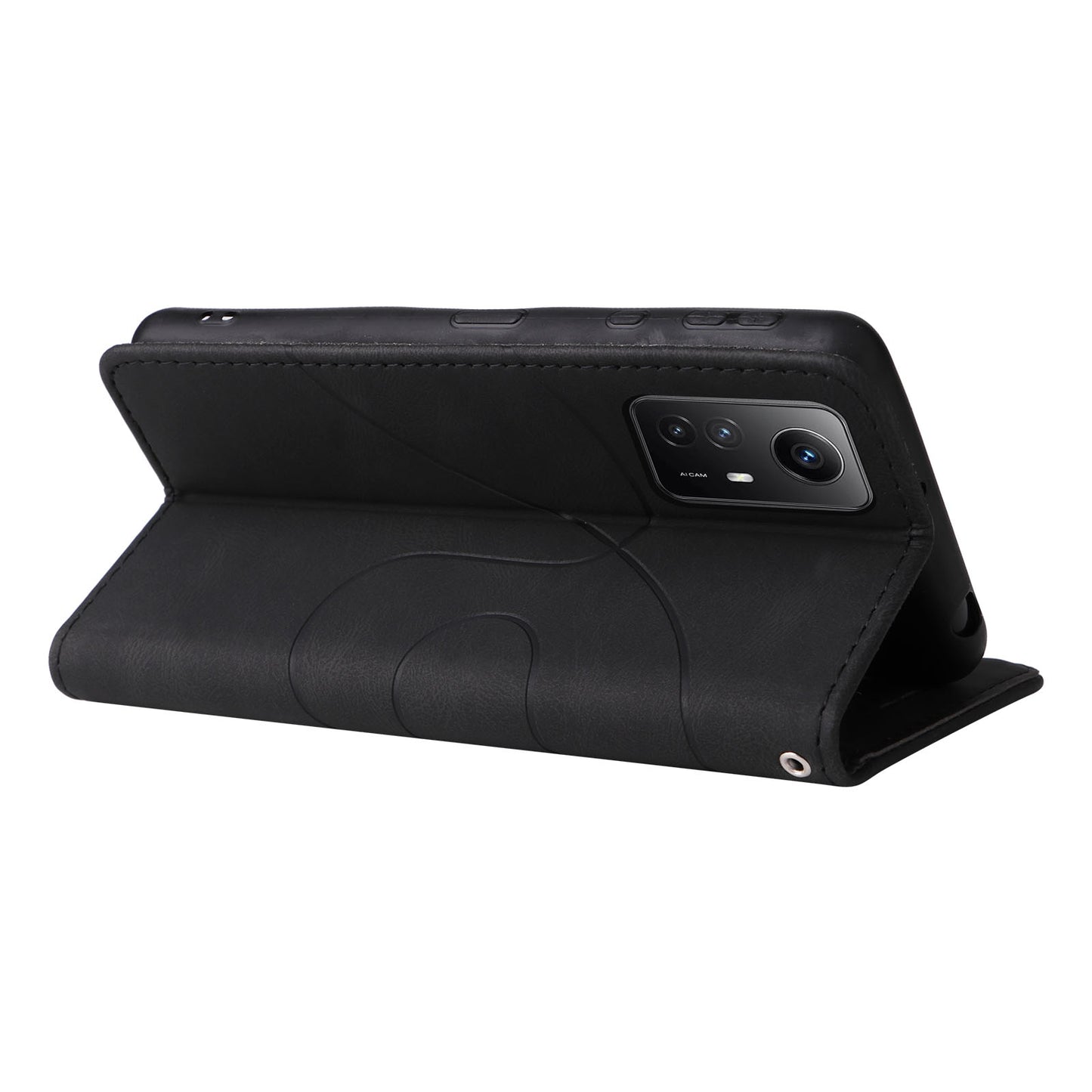 KT Leather Series-1 For Xiaomi Redmi Note 12S 4G / Note 11 4G (Qualcomm) / Note 11S 4G Color Splicing Leather Phone Case Wallet Stand Cover