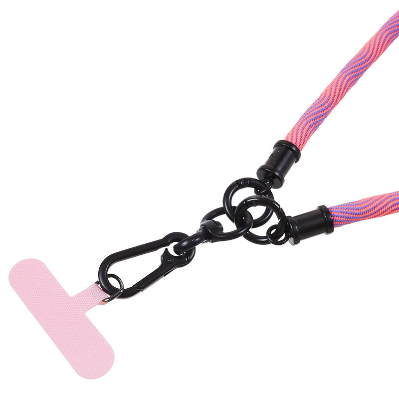 TPU Case for iPhone 12 / 12 Pro 6.1 inch 2.5mm Four Corner Anti-Drop Phone Cover with Long Lanyard