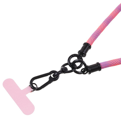 TPU Case for iPhone 12 / 12 Pro 6.1 inch 2.5mm Four Corner Anti-Drop Phone Cover with Long Lanyard