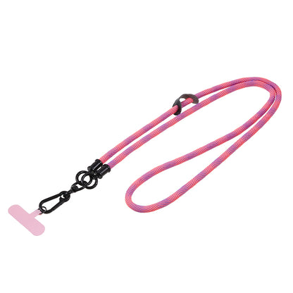 TPU Case for iPhone 12 / 12 Pro 6.1 inch 2.5mm Four Corner Anti-Drop Phone Cover with Long Lanyard