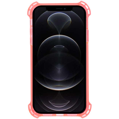 TPU Case for iPhone 12 / 12 Pro 6.1 inch 2.5mm Four Corner Anti-Drop Phone Cover with Long Lanyard