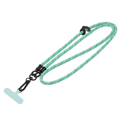 TPU Case for iPhone 12 / 12 Pro 6.1 inch 2.5mm Four Corner Anti-Drop Phone Cover with Long Lanyard