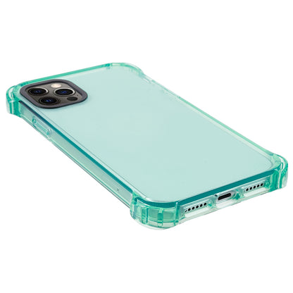 TPU Case for iPhone 12 / 12 Pro 6.1 inch 2.5mm Four Corner Anti-Drop Phone Cover with Long Lanyard