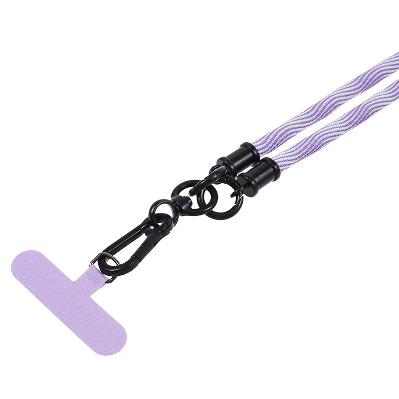 TPU Case for iPhone 12 / 12 Pro 6.1 inch 2.5mm Four Corner Anti-Drop Phone Cover with Long Lanyard