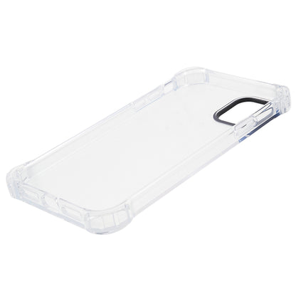 TPU Case for iPhone 12 / 12 Pro 6.1 inch 2.5mm Four Corner Anti-Drop Phone Cover with Long Lanyard