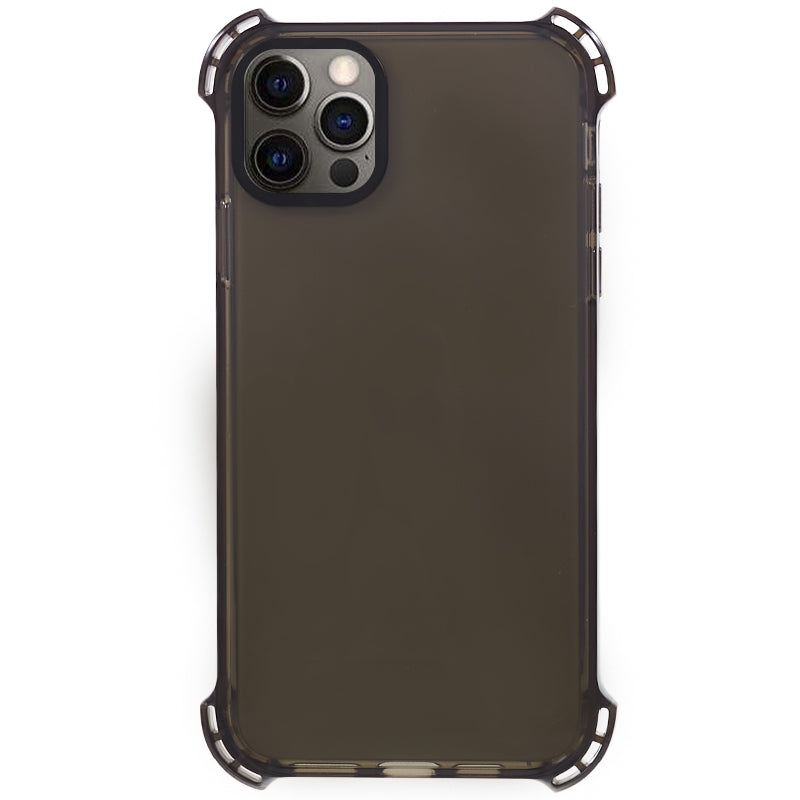 TPU Case for iPhone 12 / 12 Pro 6.1 inch 2.5mm Four Corner Anti-Drop Phone Cover with Long Lanyard