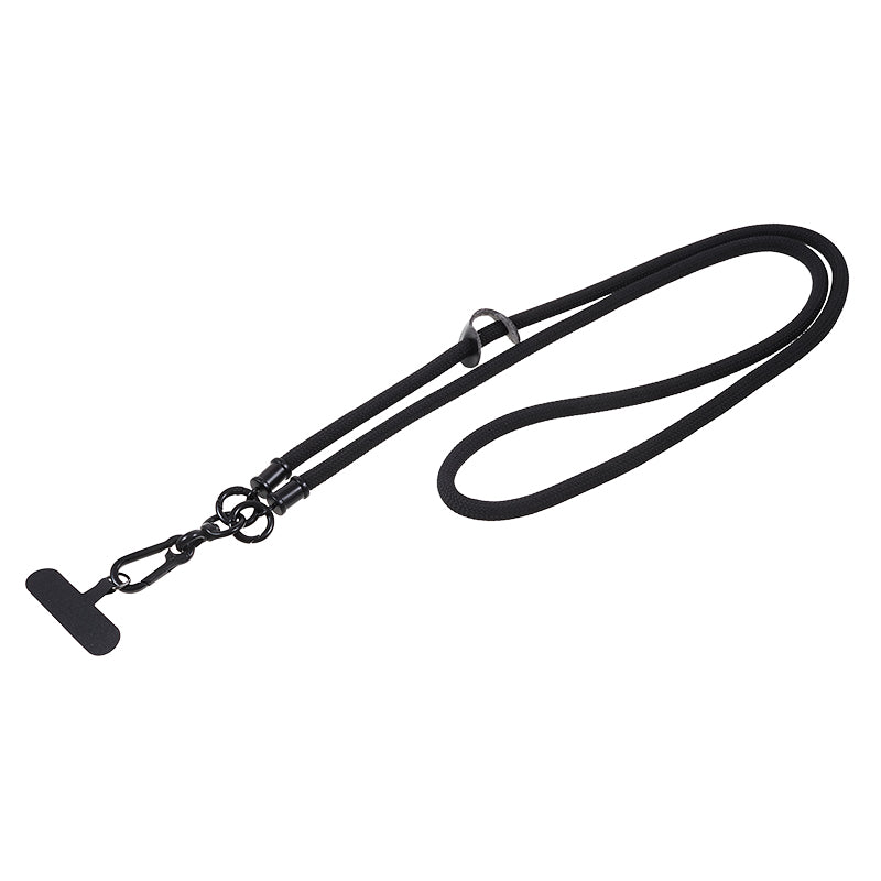 TPU Case for iPhone 12 / 12 Pro 6.1 inch 2.5mm Four Corner Anti-Drop Phone Cover with Long Lanyard