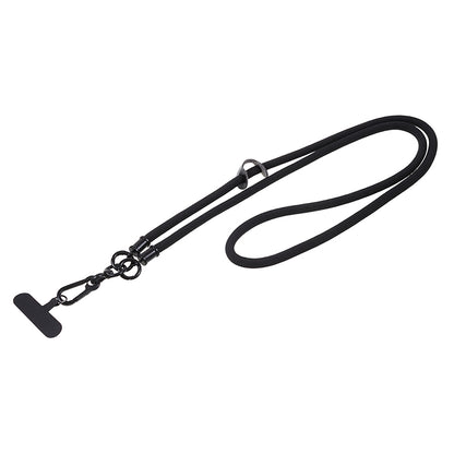 TPU Case for iPhone 12 / 12 Pro 6.1 inch 2.5mm Four Corner Anti-Drop Phone Cover with Long Lanyard