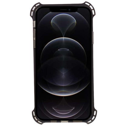 TPU Case for iPhone 12 / 12 Pro 6.1 inch 2.5mm Four Corner Anti-Drop Phone Cover with Long Lanyard