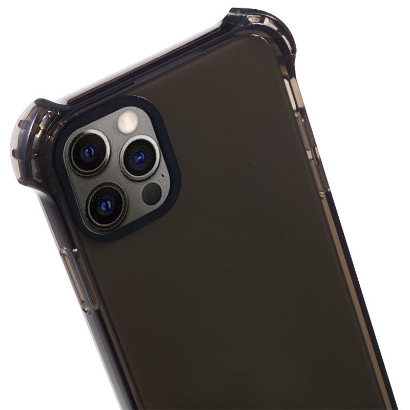 TPU Case for iPhone 12 / 12 Pro 6.1 inch 2.5mm Four Corner Anti-Drop Phone Cover with Long Lanyard