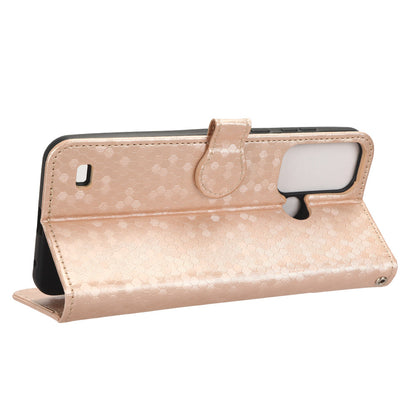 Phone Case for ZTE Blade A53 , Wallet Stand Dot Imprinted Anti-Scratch PU Leather Phone Cover