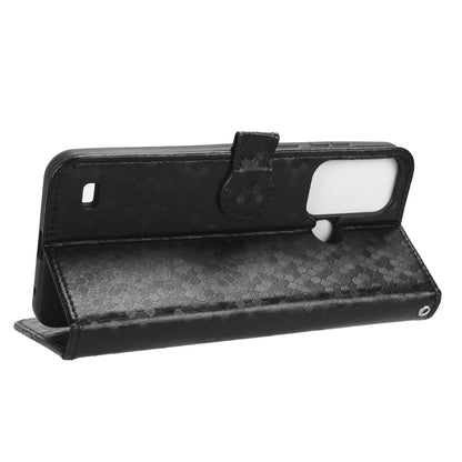 Phone Case for ZTE Blade A53 , Wallet Stand Dot Imprinted Anti-Scratch PU Leather Phone Cover