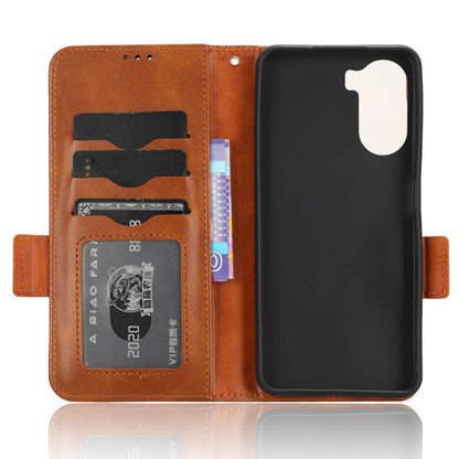 Phone Cover for ZTE Axon 40 Lite Imprinted Triangle Stand Shell PU Leather Wallet Case