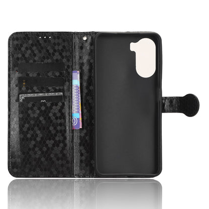 Drop-proof Case for ZTE Axon 40 Lite , Dot Imprinted PU Leather Wallet Stand Phone Cover