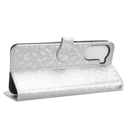 Drop-proof Case for ZTE Axon 40 Lite , Dot Imprinted PU Leather Wallet Stand Phone Cover